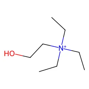三乙基胆碱 structure