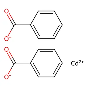 Benzoic acid, cadmium salt (2:1) structure