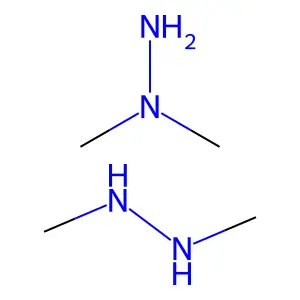 Dimethylhydrazines structure