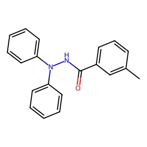 3-methyl-N',N'-diphenylbenzohydrazide structure