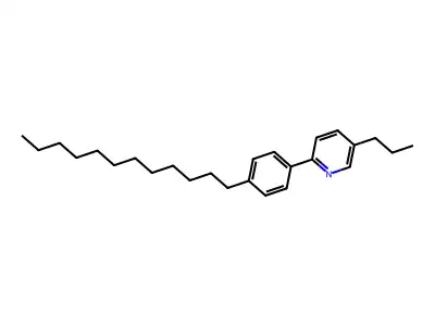 2-(4-Dodecylphenyl)-5-propylpyridine structure