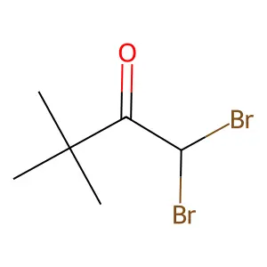 1,1-Dibromo-3,3-dimethyl-2-butanone structure