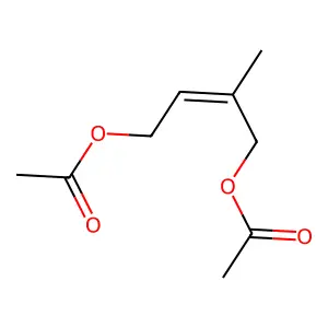 4-Acetoxy-2-methylbut-2-enyl acetate structure