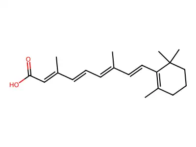 維生素A酸 structure