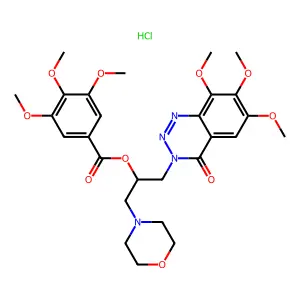 4,4,6-Trimethyl-2-(2-phenylheptan-2-yl)-5,6-dihydro-1,3-oxazine structure