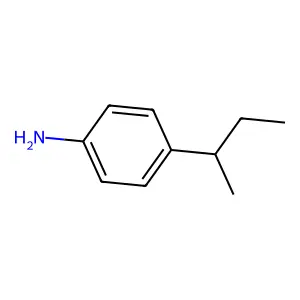 4-(1-甲基丙基)苯胺 structure