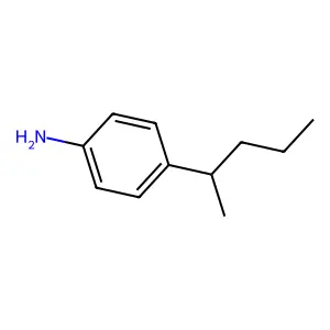 4-(1-甲基丁基)苯胺 structure
