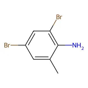 2-Amino-3,5-dibromotoluene structure