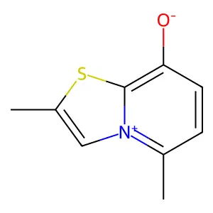 2,5-Dimethyl-[1,3]thiazolo[3,2-a]pyridin-4-ium-8-olate structure