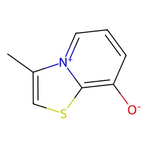 thiazolo(3,2-a)pyridinium, 8-hydroxy-3-methyl-, hydroxide, inner salt structure