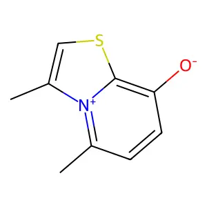 thiazolo(3,2-a)pyridinium, 8-hydroxy-3,5-dimethyl-, hydroxide, inner salt structure