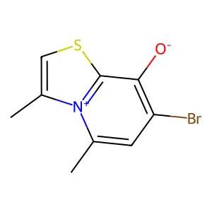 7-Bromo-3,5-dimethylthiazolo[3,2-a]pyridinium-8-olate structure