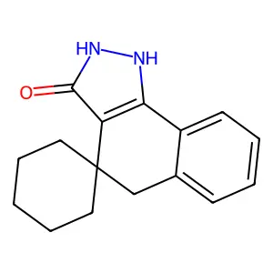 4,5-dihydrospiro(1H-benzo[g]indazole-4,1'-cyclohexane)-3-ol structure