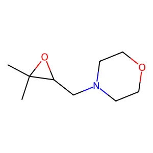 (R)-4-((3,3-dimethyloxiran-2-yl)methyl)morpholine structure