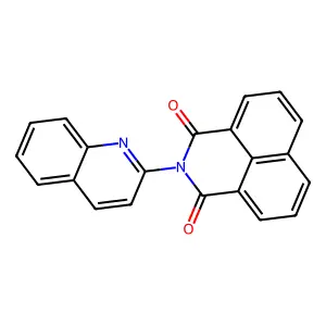 2-Quinolin-2-ylbenzo[de]isoquinoline-1,3-dione structure