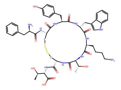 [Tyr3]octreotate structure