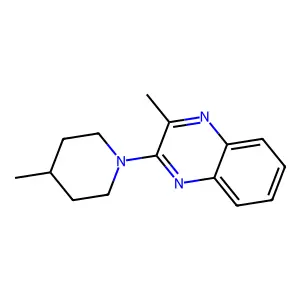 2-Methyl-3-(4-methylpiperidin-1-yl)quinoxaline structure