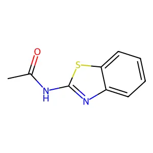 Acetamide, N-2-benzothiazolyl- structure