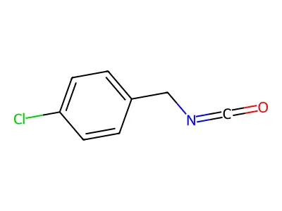 1-Chloro-4-(isocyanatomethyl)benzene structure