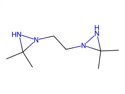 1,1'-Ethane-1,2-diylbis(3,3-dimethyldiaziridine) structure