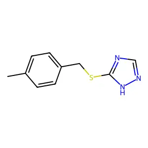 3-((4-Methylbenzyl)thio)-1H-1,2,4-triazole structure