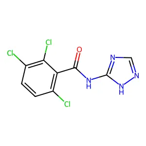 2,3,6-trichloro-N-(1H-1,2,4-triazol-5-yl)benzamide structure
