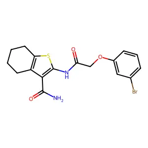 C17H17BrN2O3S structure