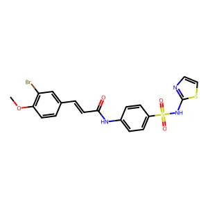 C19H16BrN3O4S2 structure