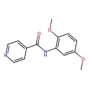 N-(2,5-二甲氧基苯基)异烟酰胺 structure