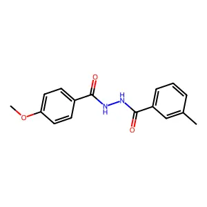 N-(4-甲氧基苯甲酰基)-3-甲基苯甲酰肼 structure