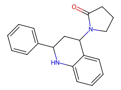 1-(2-Phenyl-1,2,3,4-tetrahydroquinolin-4-yl)pyrrolidin-2-one structure