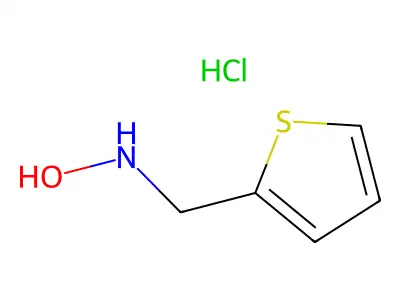 Hydroxylamine, N-thenyl-, hydrochloride structure