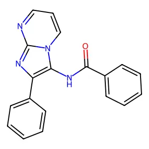N-(2-Phenylimidazo[1,2-a]pyrimidin-3-yl)benzamide structure