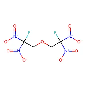 1,5-Difluoro-3-oxa-1,1,5,5-tetranitropentane structure