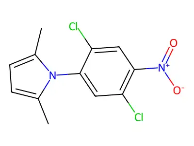 1-(2,5-dichloro-4-nitrophenyl)-2,5-dimethyl-1H-pyrrole structure