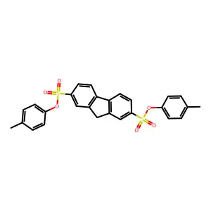 Bis(4-methylphenyl) 9H-fluorene-2,7-disulfonate structure