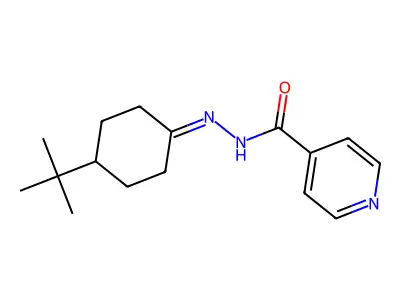 N'-(4-Tert-butylcyclohexylidene)isonicotinohydrazide structure