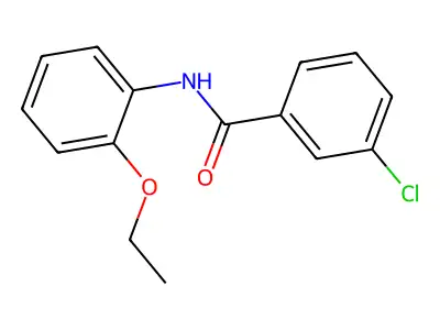 3-Chloro-N-(2-ethoxyphenyl)benzamide structure