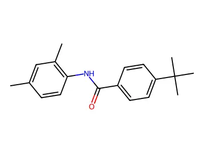 4-Tert-butyl-N-(2,4-dimethylphenyl)benzamide structure