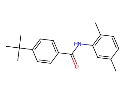 4-(1,1-Dimethylethyl)-N-(2,5-dimethylphenyl)benzamide structure