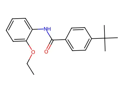 4-Tert-butyl-N-(2-ethoxyphenyl)benzamide structure