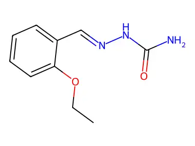 Hydrazinecarboxamide, 2-[(2-ethoxyphenyl)methylene]-(9CI) structure