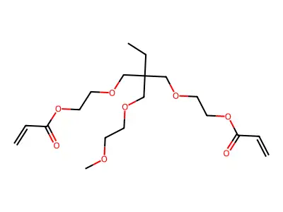 TRIMETHYLOLPROPANE ETHOXYLATE (1EO/OH) structure