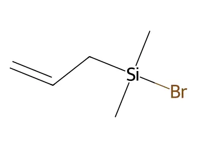Allylbromodimethylsilane structure