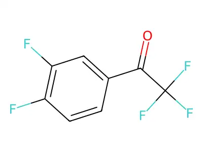 2,2,2,3',4'-Pentafluoroacetophenone structure