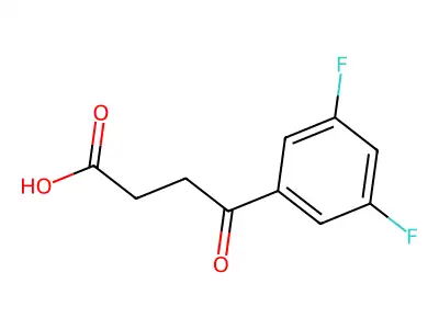 4-(3,5-Difluorophenyl)-4-oxobutyric acid structure