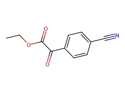 Ethyl 4-cyanobenzoylformate structure