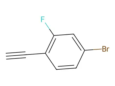 4-Bromo-1-ethynyl-2-fluorobenzene structure