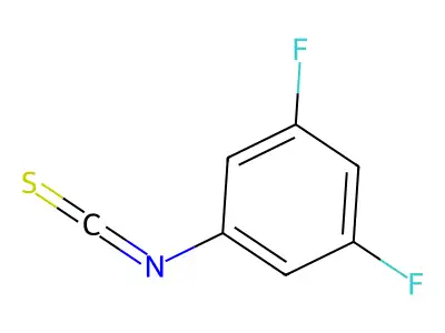 3,5-Difluorophenyl isothiocyanate structure