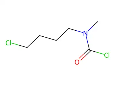 N-(4-Chlorobutyl)-N-methylcarbamyl chloride structure